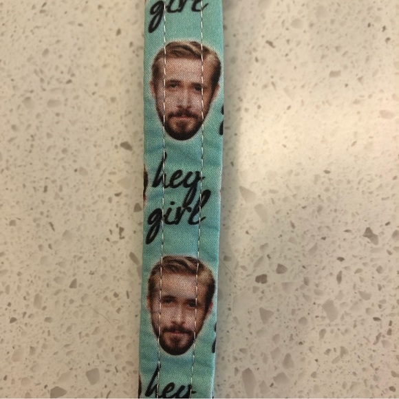 Dog collar: Ryan Gosling ‘Hey Girl’ novelty dog collar - fits 10”- 16” neck - Picture 10 of 14